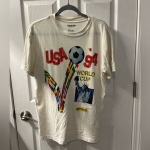 Abercrombie & Fitch “the sticker albums” World Cup graphic tee